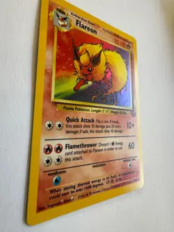 Pokemon TCG Flareon 03/64 Jungle Holo NM/Mint 1999 - Image 2