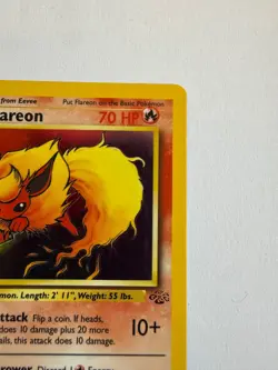 Pokemon TCG Flareon 03/64 Jungle Holo NM/Mint 1999 - Image 5