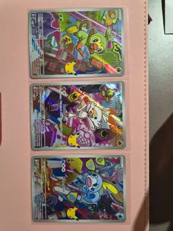 Pokemon TCG First Partners Series 2 - Grookey Scorbunny Sobble (3 cards) - Image 1