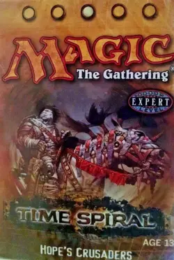 Magic The Gathering MTG Time Spiral Hope's Crusaders Theme Deck - Image 1