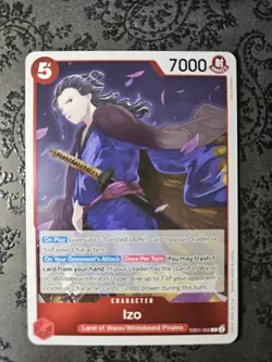 One Piece CCG Izo EB01-002 R Memorial Collection English - Image 1