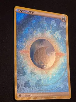 Pokemon TCG: Water Energy 154/159 Crown Zenith Full Textured Holo NEAR MINT - Image 2