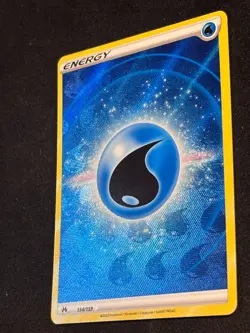 Pokemon TCG: Water Energy 154/159 Crown Zenith Full Textured Holo NEAR MINT - Image 3