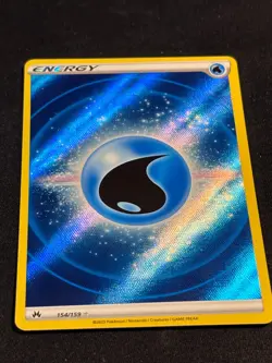 Pokemon TCG: Water Energy 154/159 Crown Zenith Full Textured Holo NEAR MINT - Image 4