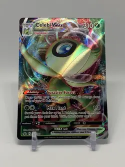 Pokemon TCG Celebi VMAX Sword & Shield - Chilling Reign 008/198 Holo Ultra Rare - Image 2