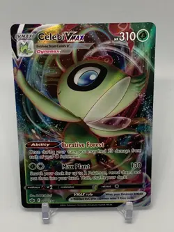Pokemon TCG Celebi VMAX Sword & Shield - Chilling Reign 008/198 Holo Ultra Rare - Image 3
