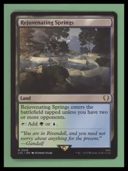 Rejuvenating Springs - Commander: The Lord of the Rings - NM-Mint - MTG - Image 1