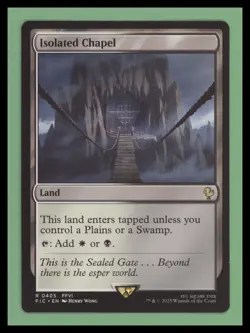 1 x Isolated Chapel - Commander: FINAL FANTASY - NM-Mint - MTG - Image 1