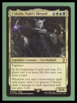 1 x Y'shtola, Night's Blessed - FOIL - Commander: FINAL FANTASY - NM-Mint - MTG - Image 1