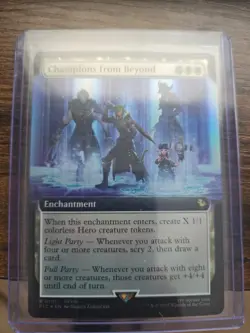 Champions from Beyond - Foil - Extended Art R MTG Commander: Final Fantasy 0101 - Image 1
