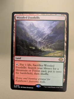 Wooded Foothills - Modern Horizons 3 MH3 - NM - MTG - Image 1
