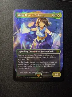 Yuna, Hope of Spira (Borderless) (Chocobo Track Foil) Final Fantasy Foil - Image 1