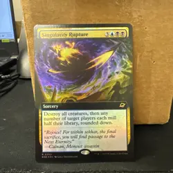 Singularity Rupture Extended Art R 350 Foil MTG Edge of Eternities Near mint - Image 1