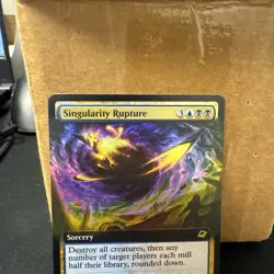 Singularity Rupture Extended Art R 350 Foil MTG Edge of Eternities Near mint - Image 2
