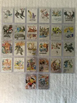 Lot Of 26 Silver Foil Fan Art Pokemon Cards - Image 1