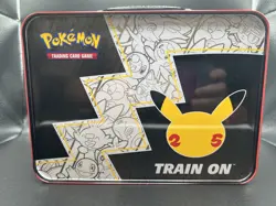 Pokemon Celebrations Collector's Chest Lunchbox Tin EMPTY 25th Anniversary - Image 2