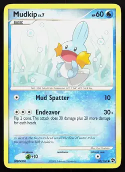 MUDKIP 80/106 COMMON GREAT ENCOUNTERS POKEMON LP - Image 1