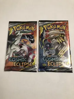 Pokemon TCG | Sun & Moon Cosmic Eclipse Booster Pack 2x | Sealed - Image 1