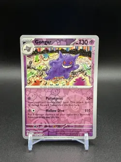 Gengar 094/165 Scarlet & Violet 151 Reverse Holo English Pokemon TCG NM - Image 1