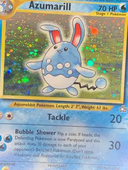 Azumarill 2/111 Holo - Neo Genesis Pokemon Card - LP - Image 2