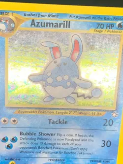 Azumarill 2/111 Holo - Neo Genesis Pokemon Card - LP - Image 4