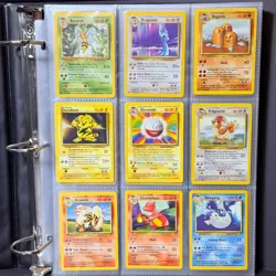 Pokemon Base Unlimited Set 17/102-102/102 NM-M 1999 Vintage & Folder - Image 2