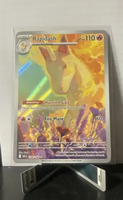 Rapidash Illustration Rare Card Destined Rivals 189/182 Pokemon TCG NM!! - Image 1