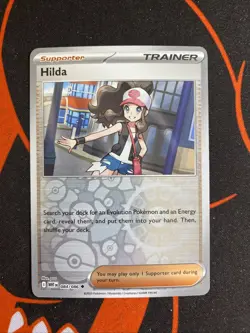 Hilda 084/086 Uncommon White Flare Pokemon Reverse Holo Near Mint - Image 1