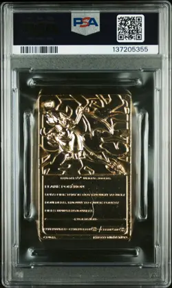 Charizard Pokemon Card Burger King 23K Gold Plated Promo Nintendo WOTC PSA 8 - Image 2