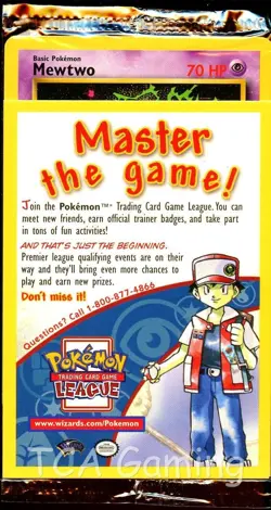 1x Sealed MEWTWO # 14 Black Star Promo Master the Game WOTC Pokemon Card - Image 1