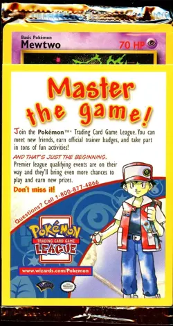 1x Sealed MEWTWO # 14 Black Star Promo Master the Game WOTC Pokemon Card - Image 2