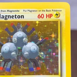Magneton #9 Base Set Holo LP 1999 Vintage WotC One owner - Image 3