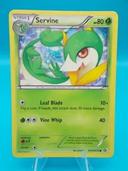 Servine RC2/RC25 Legendary Treasures: Radiant Collection Pokemon TCG Holo LP - Image 1