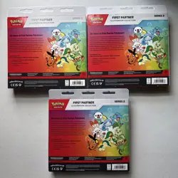 3x First Partner Illustration Collection Series 2 Boxes: Pokemon - New & Sealed - Image 2