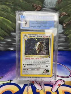Giovanni's Persian Pokemon (2000) Gym Challenge - Unlimited - 8/132 -Holo CGC 9 - Image 1