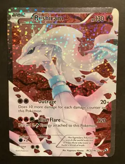 Pokemon Reshiram RC22/RC25 Legendary Treasures: Radiant Collection Holo MP - Image 2