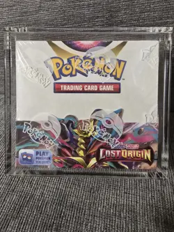 SEALED Pokemon TCG Sword & Shield: Lost Origin Booster Box W/ Acrylic Case 820650860553 - Image 1