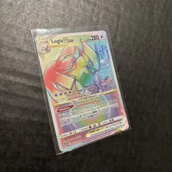 Lugia VSTAR 2022 Pokemon Silver Tempest 202/195 Secret Rainbow Rare - NM - Image 5
