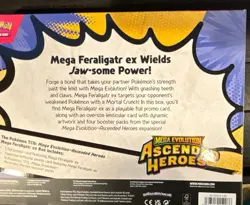 Pokemon TCG Mega Evolution: Ascended Heroes Mega Feraligatr EX Promo Box 2016 - Image 1