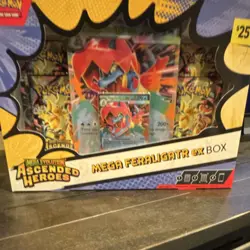 Pokemon TCG Mega Evolution: Ascended Heroes Mega Feraligatr EX Promo Box 2016 - Image 4