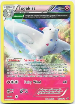 Togekiss 46/108 Holo Rare Roaring Skies Pokemon Holo LP - Image 1