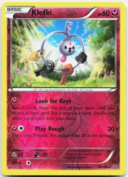 Pokemon TCG Klefki XY - Roaring Skies Rare 48/108 Reverse Holo - Image 1