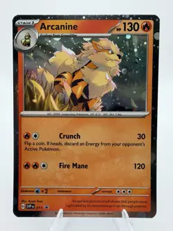 Nintendo Arcanine SVP Black Star Promos SVP011 Cosmos Holo Rare 130 HP ENG - Image 1