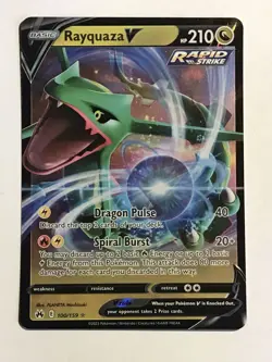 x1 Rayquaza V - 100/159 - Ultra Rare Pokemon Crown Zenith M/NM - Image 1