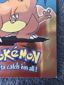 Pokemon TCG Holo Vintage Charizard 1999 Topps Blue Label - Image 4
