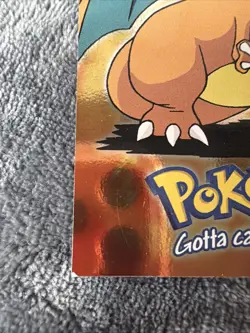 Pokemon TCG Holo Vintage Charizard 1999 Topps Blue Label - Image 5