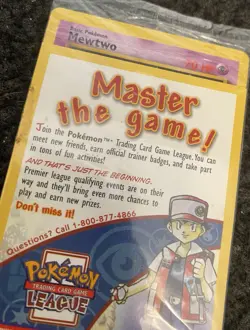 Pokemon WOTC Black Star Promo #14 Mewtwo "Master the Game" Pack 2000 Mint Sealed - Image 1