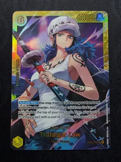 One Piece TCG Trafalgar Law EB03-062 SEC Heroines Edition NM English - Image 1