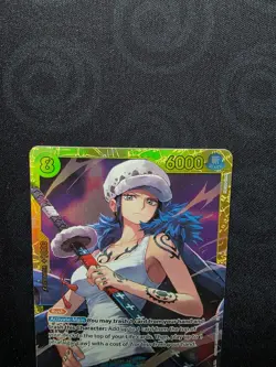One Piece TCG Trafalgar Law EB03-062 SEC Heroines Edition NM English - Image 5