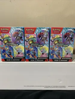 Pokemon TCG Journey Together Booster Bundle - 6 Sealed Packs - LOT OF 3 - Image 1